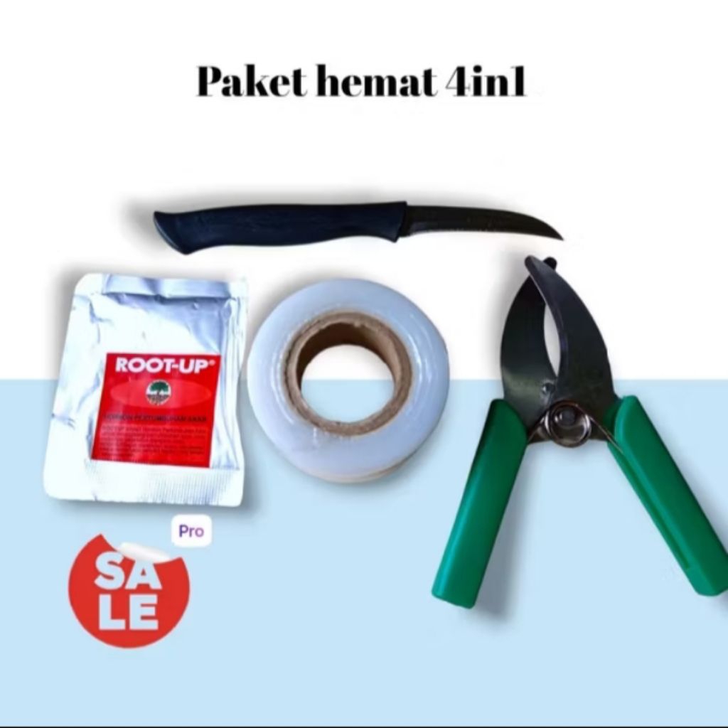 Paket Set lengkap Cangkok okulasi pruning root-up 4pcs