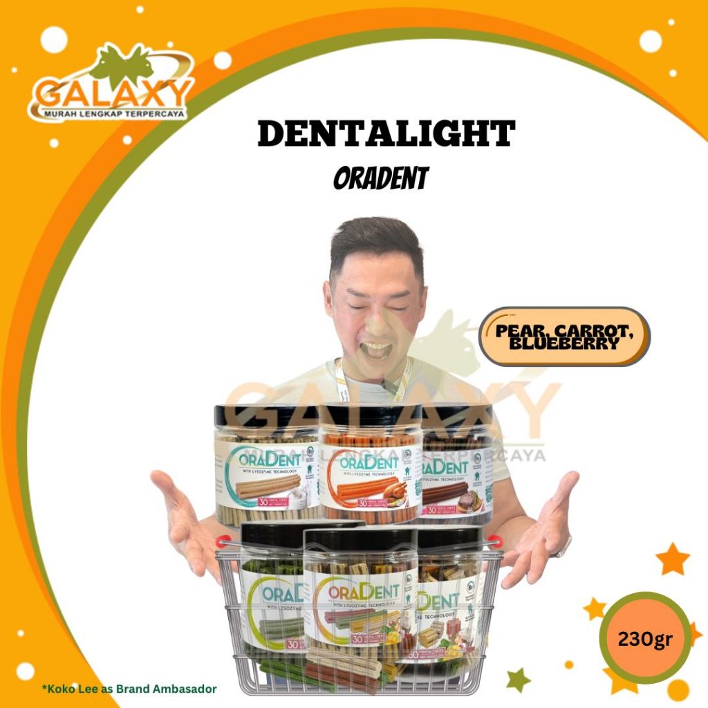 Dentalight Oradent Dental Chews 230gr