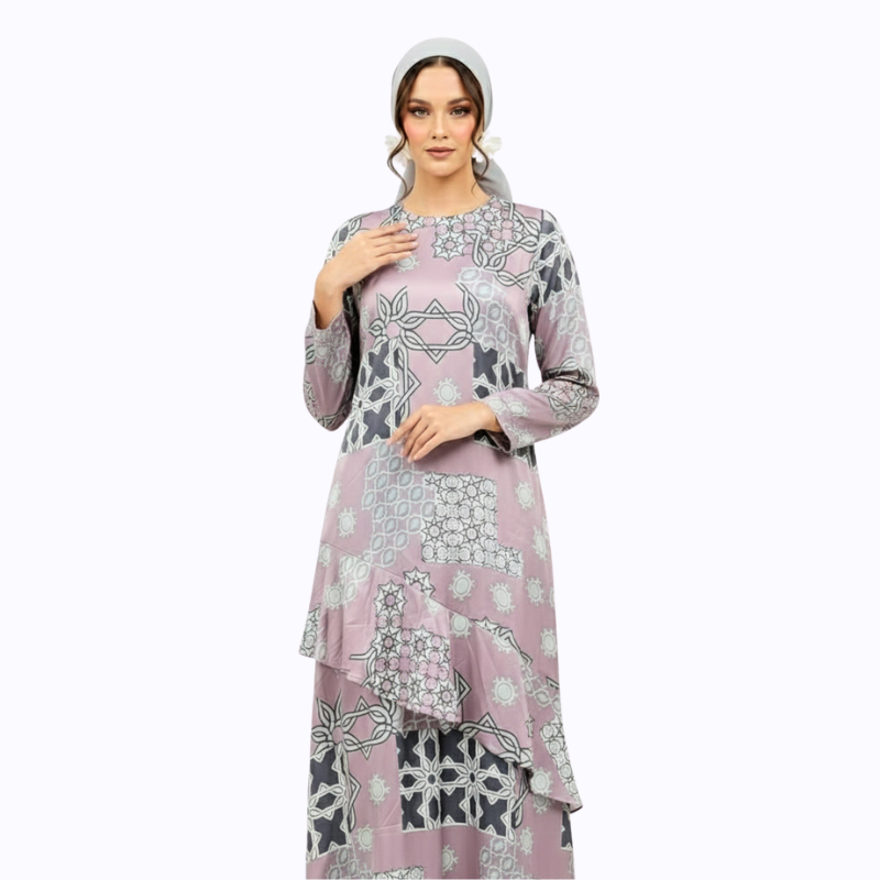 Dress Batik Wanita - Bhatara Batik Zahrani - Baju Batik Modern Lengan Panjang