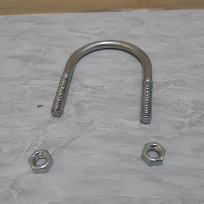 U Bolt 2,5 Galvanis lengkap dengan Mur