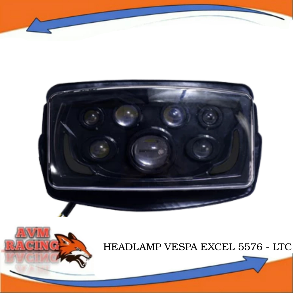 Headlamp Lampu Depan LED LTC 5576 Vespa EXCEL