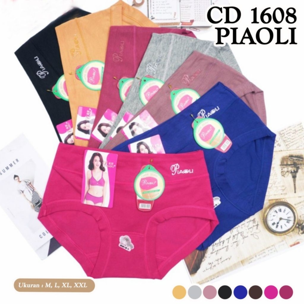 celana dalam wanita/celana dalam wanita piaoli 1608/celana dalam piaoli lembut adem nyaman dipakai/c
