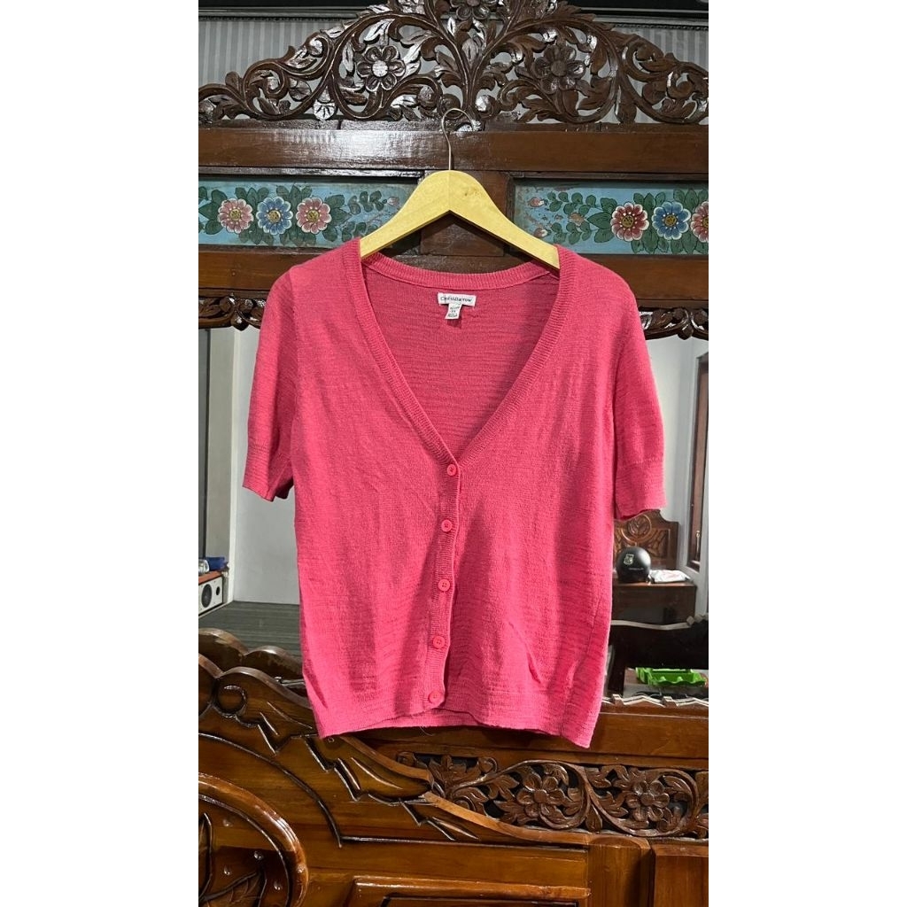 preloved cardigan pink