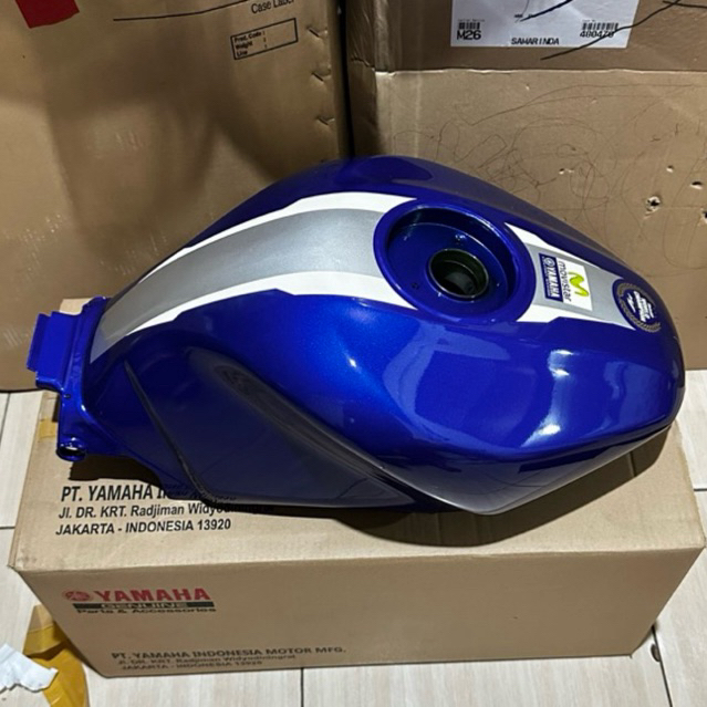 TANGKI R15 V2 BIRU MOVISTAR ORIGINAL YAMAHA