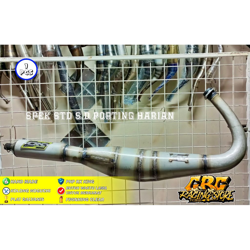 KNALPOT RACING CRC RX KING KOLONG NOGUCHI GALVANIS