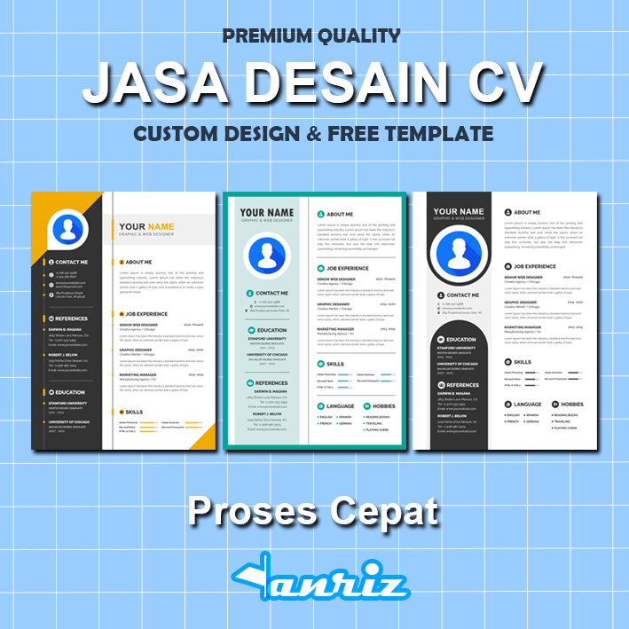 Jasa Pembuatan CV | Jasa Desain CV | Jasa CV | Hanya Hitungan Jam