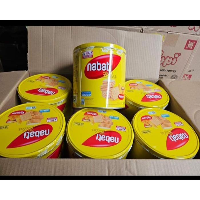 NABATI Wafer Keju Nabati 1 Dus 6pcs 240gr Rasa Keju Tekstur Renyah