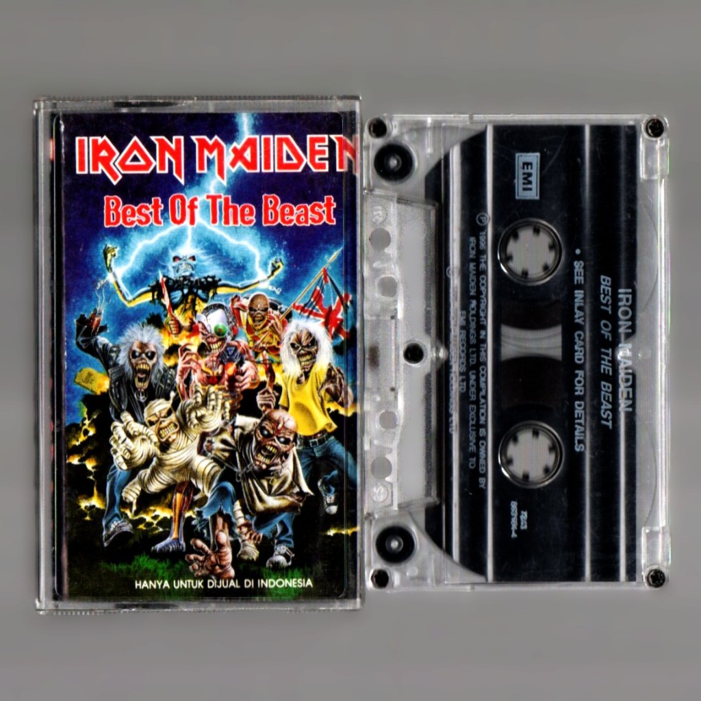 Kaset Pita Band Heavy Metal Barat - Iron Maiden // Best of the Beast - Tape Tested