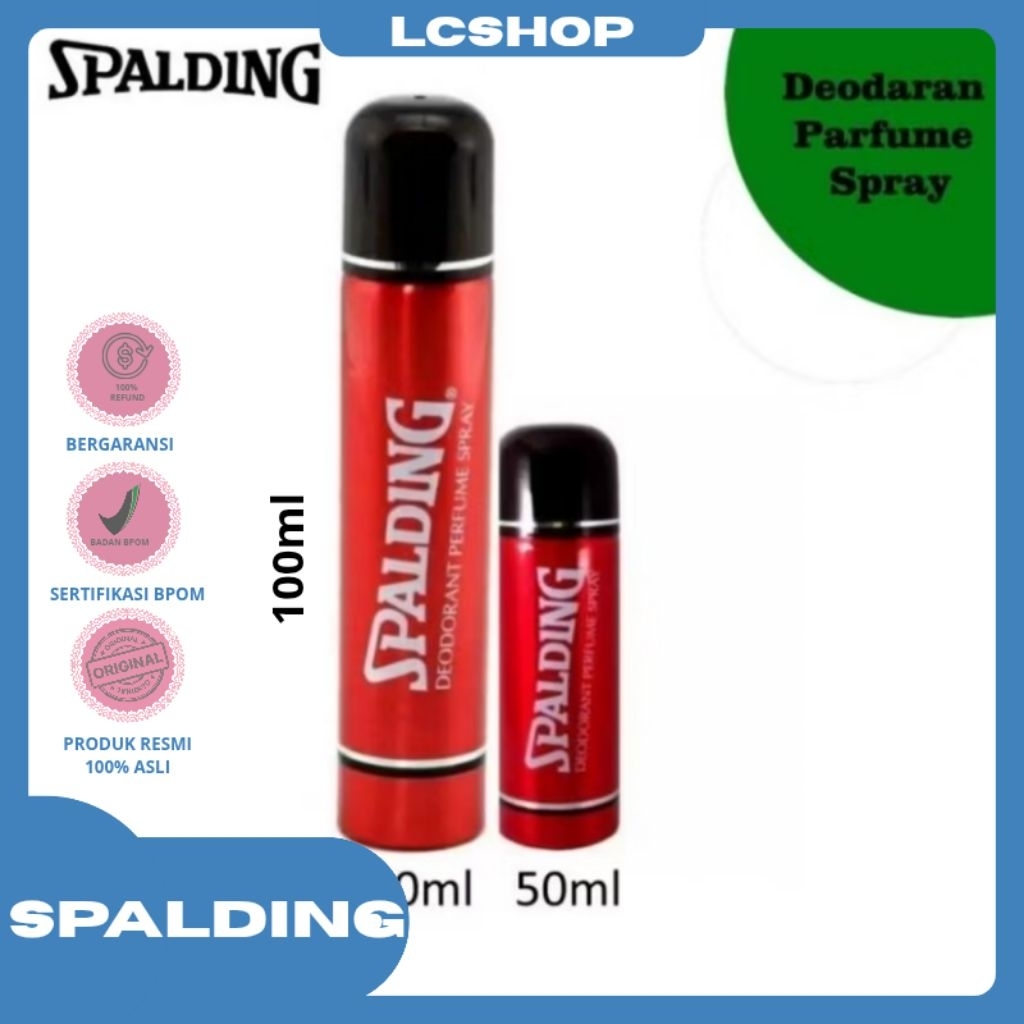 SPALDING DEODORANT PERFUME SPRAY / PARFUM KALENG SPALDING
