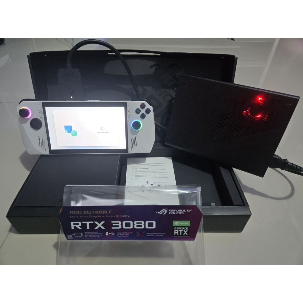 ROG Ally Set Dengan XG Mobile RTX 3080