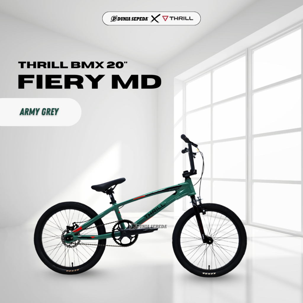 BMX 20 INCH THRILL FIERY MD NEW - SEPEDA ANAK LAKI LAKI BMX FIERY