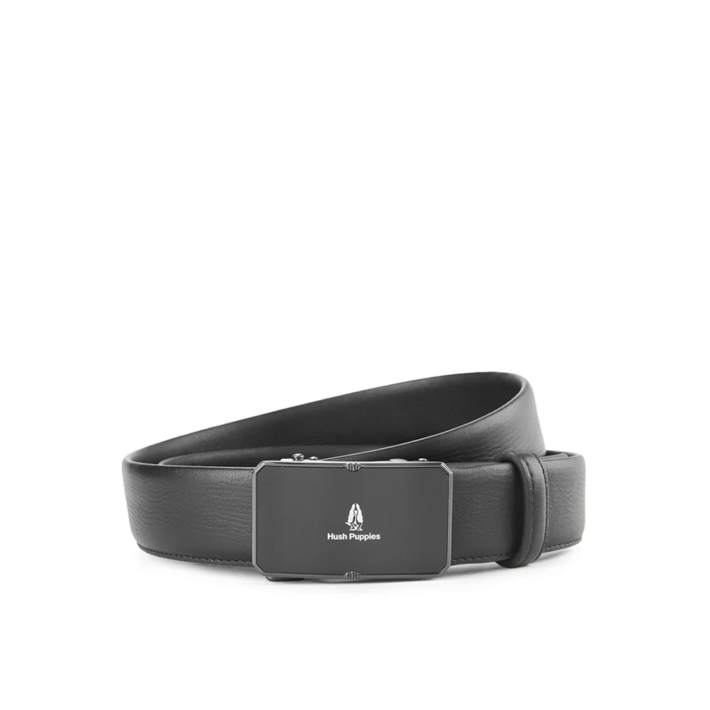 Hush Puppies HPA10112BK Men Belt Coby Automatic In Black