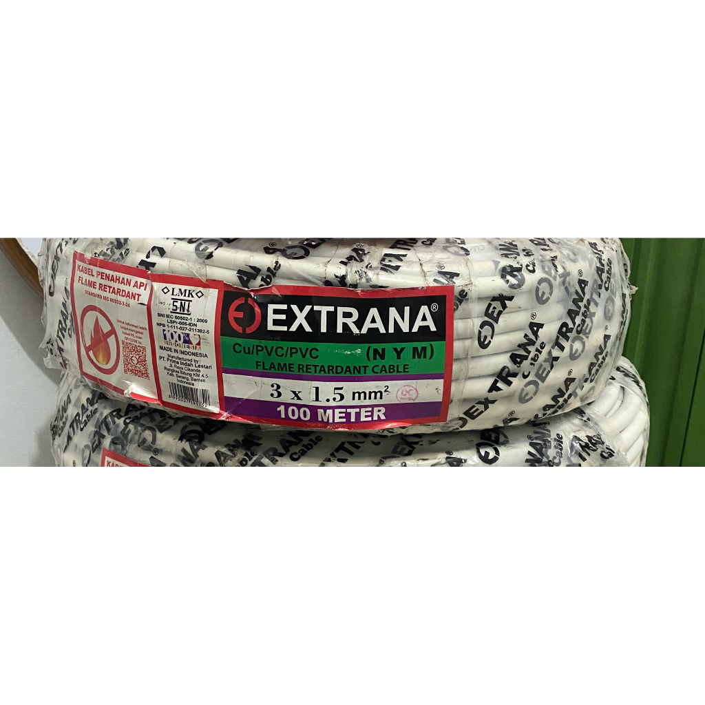 Kabel Listrik Extrana NYM 3x1,5mm 100m