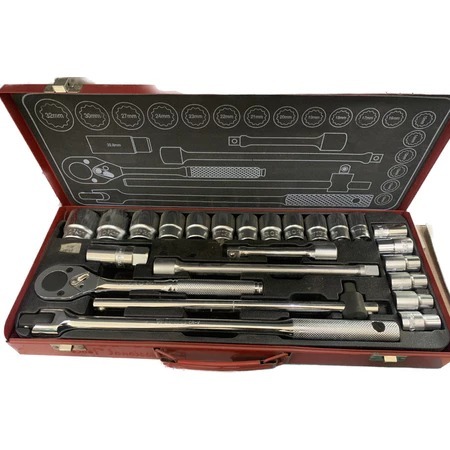 Kunci SOCK Shock SET 1/2inch 8-32mm METRIC 24pcs WIPRO RS 16824 (6pt)