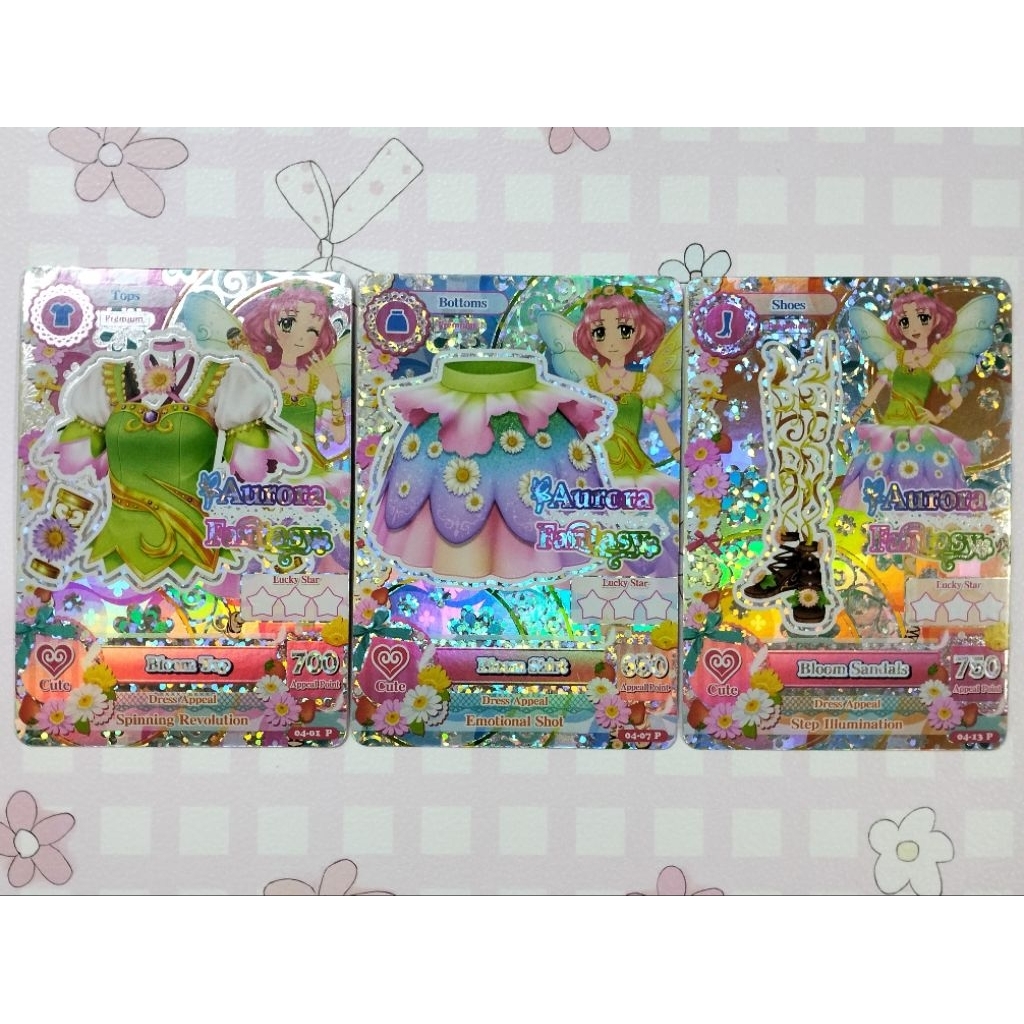 Kartu Aikatsu Premium Bloom Sakura Set Tanpa Acc