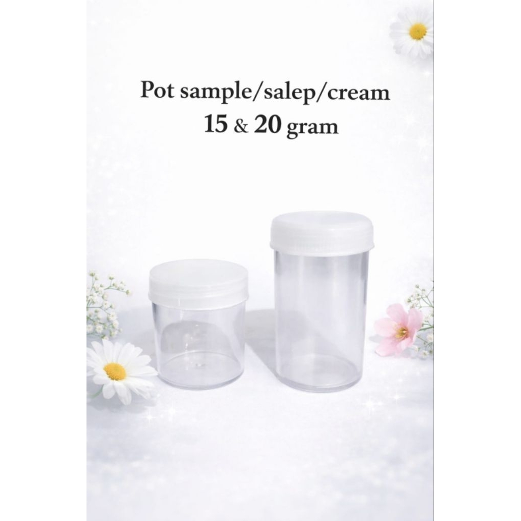 Pot Salep / pot Cream / Pot Urin / pot sample T4 15 cc & T6 20 cc