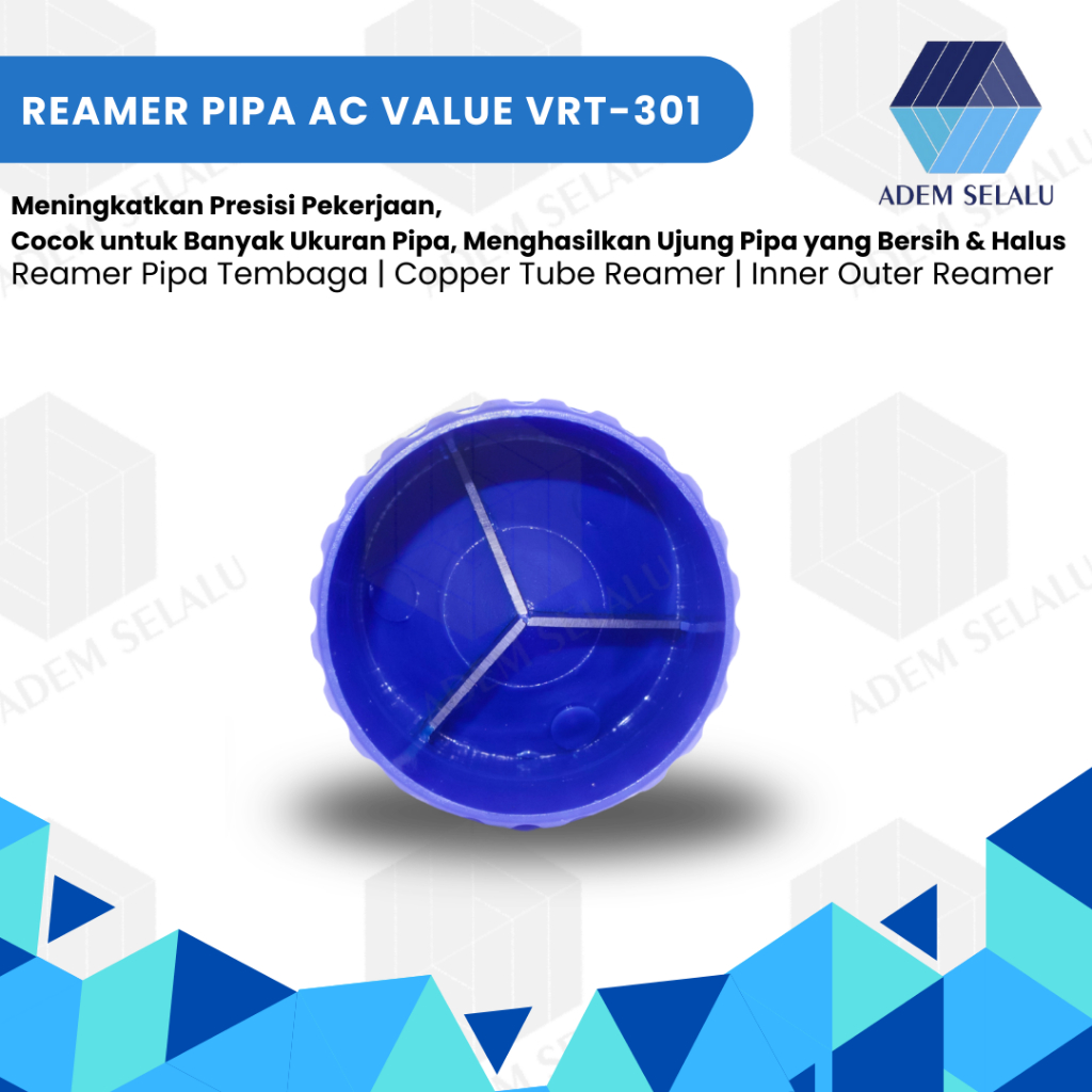Reamer Pipa AC VALUE VRT-301 | Reamer Pipa Tembaga | Copper Tube Reamer | Inner Outer Reamer