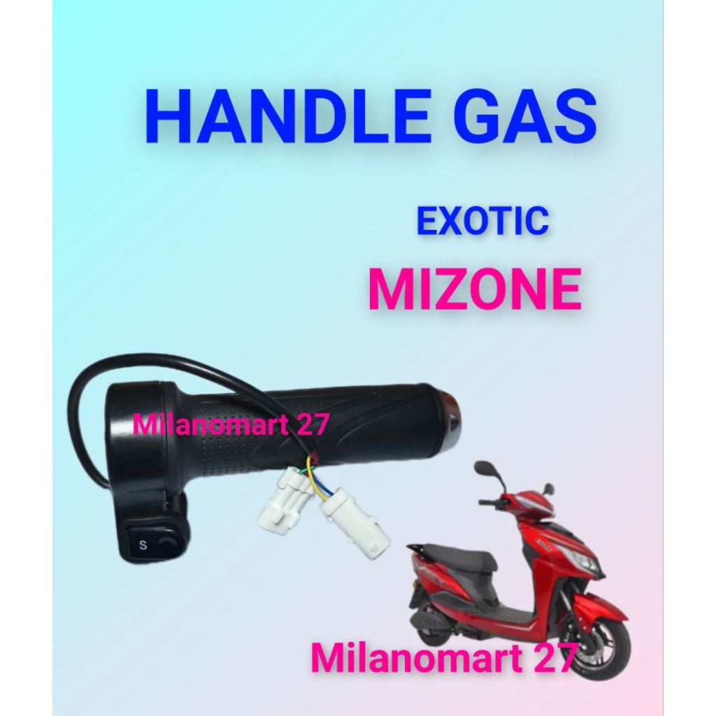 handle gas sepeda listrik exotic mizone throttle gas sepeda listrik exotic mizone