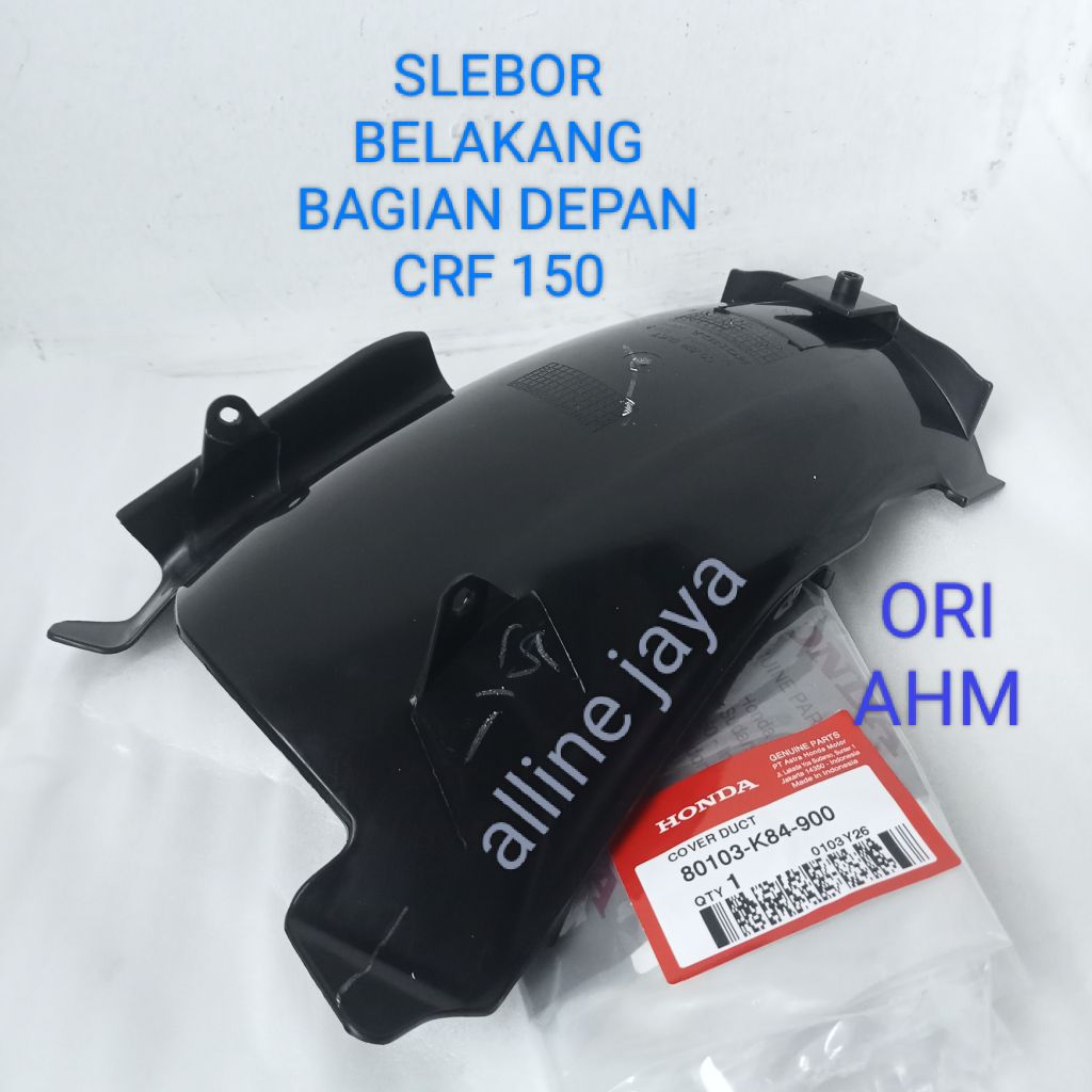 80103-K84-900 COVER DUCT/SLEBOR BELAKNG BAGIAN DEPAN CRF150 ORI AHM