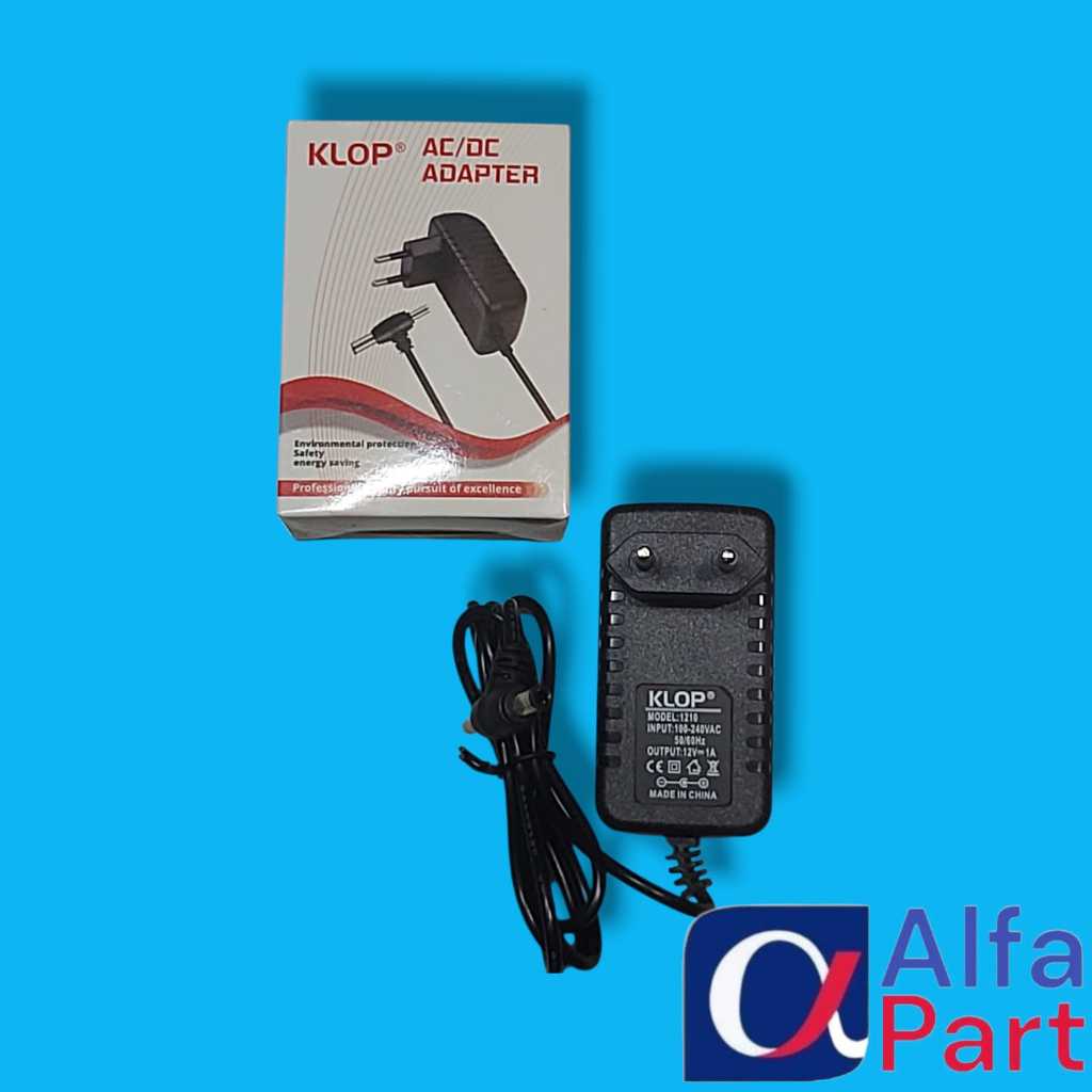 ADAPTOR 12V 1A KLOP BAGUS