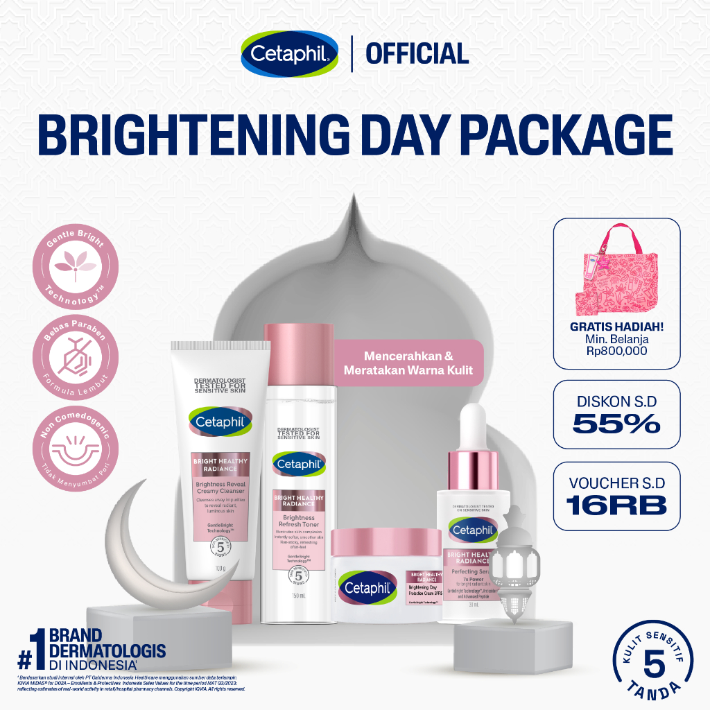 CETAPHIL BRIGHT HEALTHY RADIANCE DAY PACKAGE