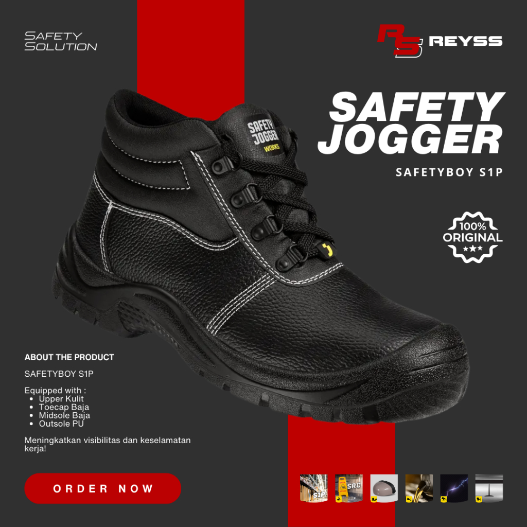 Sepatu Safety Jogger SafetyBoy S1P