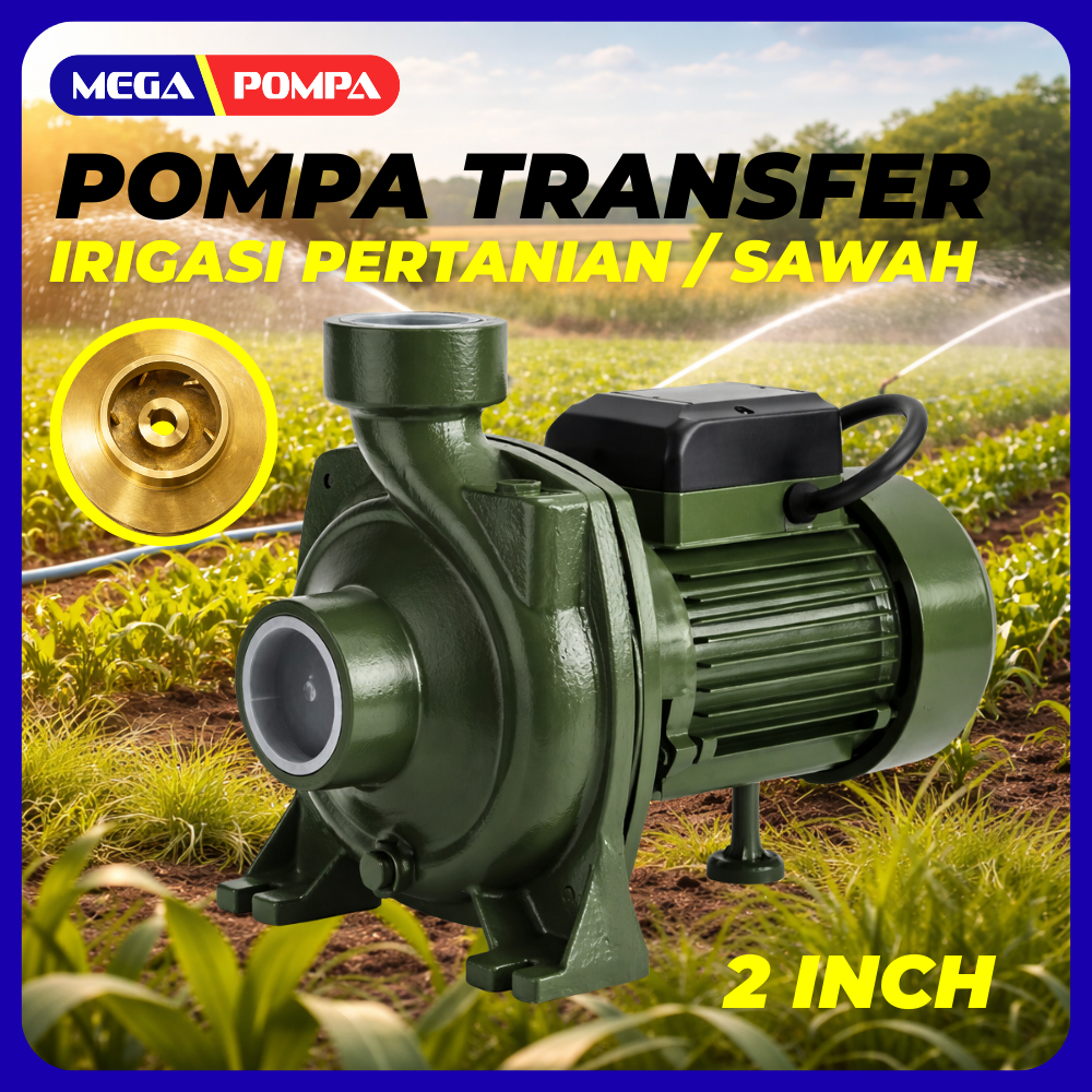 Pompa Air Keong 2 Inch 1 Phase DAB 402 | Pompa Centrifugal Irigasi Sawah Pertanian Air Besar