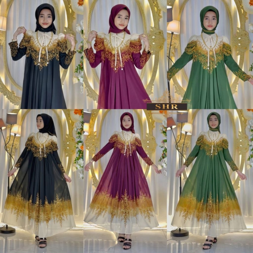 ReadyNEWNEWW Gamis Kids Maharani Ori SHR