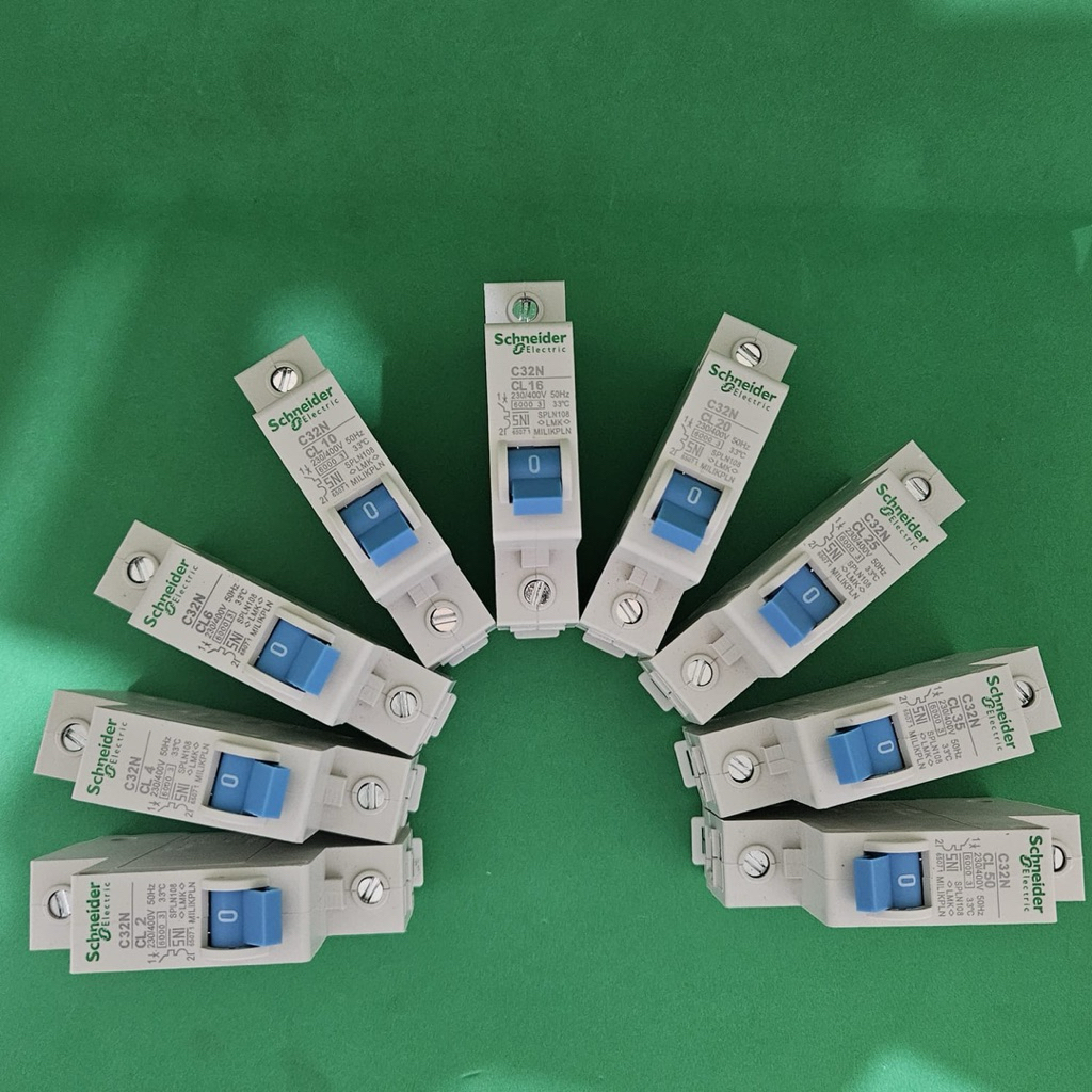 MCB Schneider Biru CL2 CL4 CL6 CL10 2A 4A 6A 10A 16A 20A 25A 35A 50A Ampere