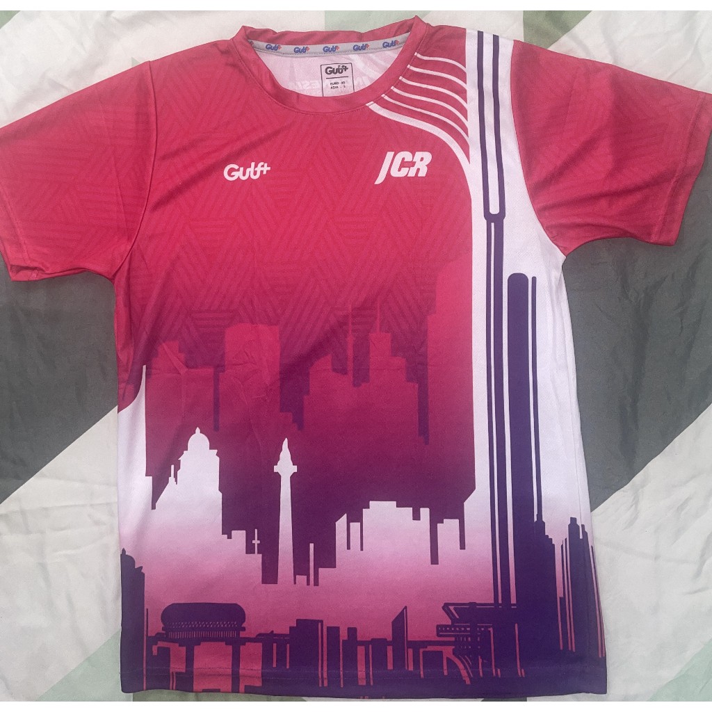 Preloved Jersey Lari (Running Jersey) JAKARTA CITY RUN 2025 // Brand Gulf+ // Size S
