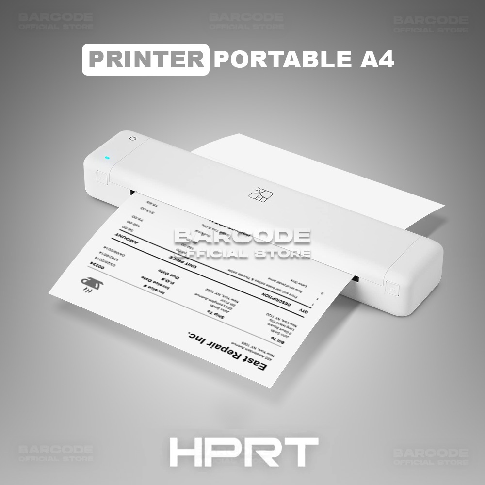 Portable Thermal Printer HPRT MT 800 MT800Q MT-800Q Print Cetak Kertas A4 Inkless Bluetooth USB