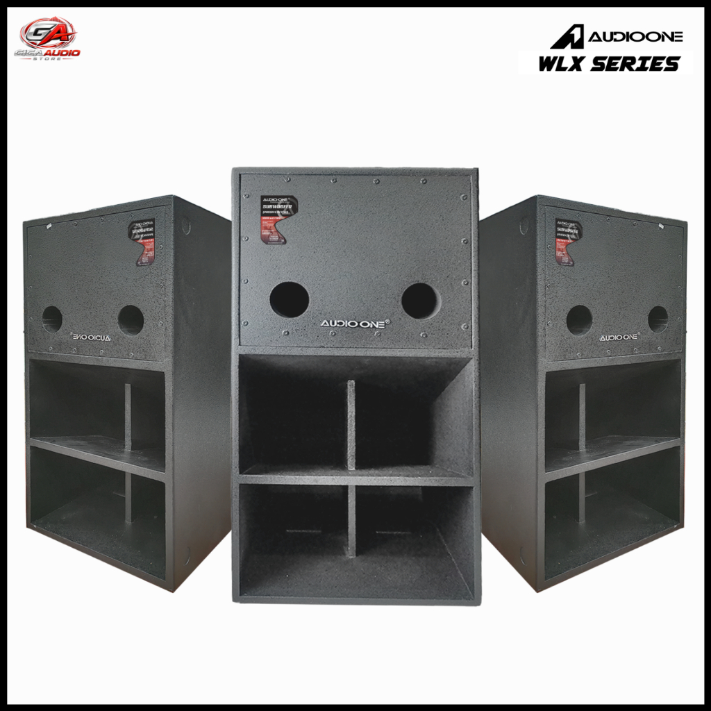 Subwoofer 18 Inch Pasif AUDIO ONE WLX 118 Super Power Bass Sound System Lapangan Outdoor Original