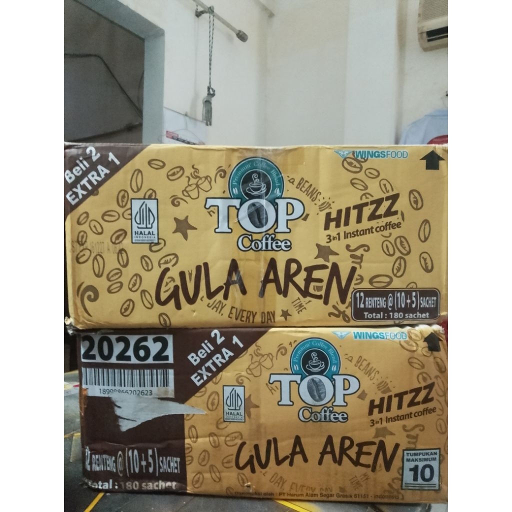 TOP KOPI GULA AREN DUS 180 SASET