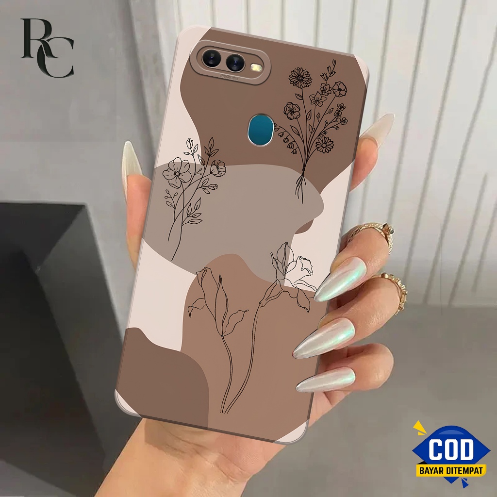 Softcase Oppo A5S/A7 Fashion Motif Pattern Case Oppo A5S/A7 Casing Oppo A5S/A7 Silikon Hp Pro Camera