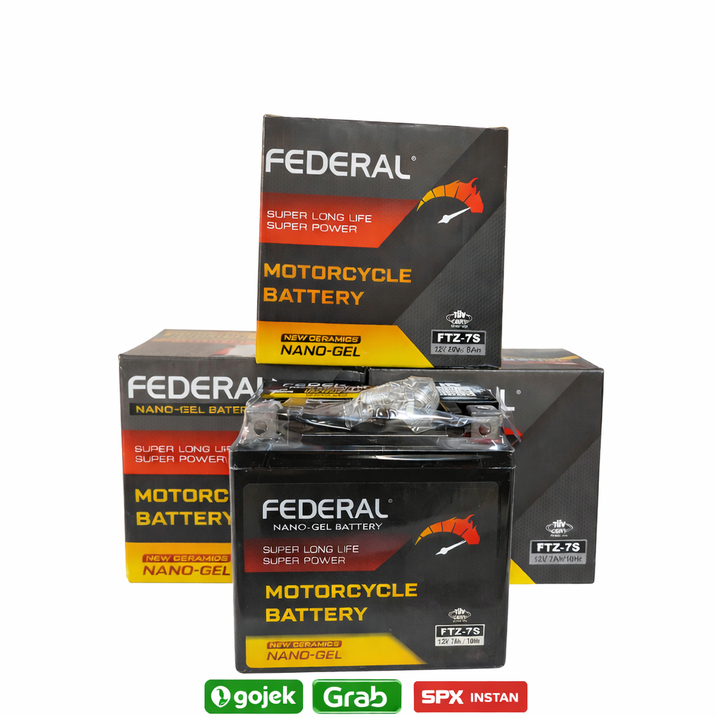 Federal High Quality Aki Motor FM5Z 12v 5AH Nano Gel Full Kering 12volt 5ampere