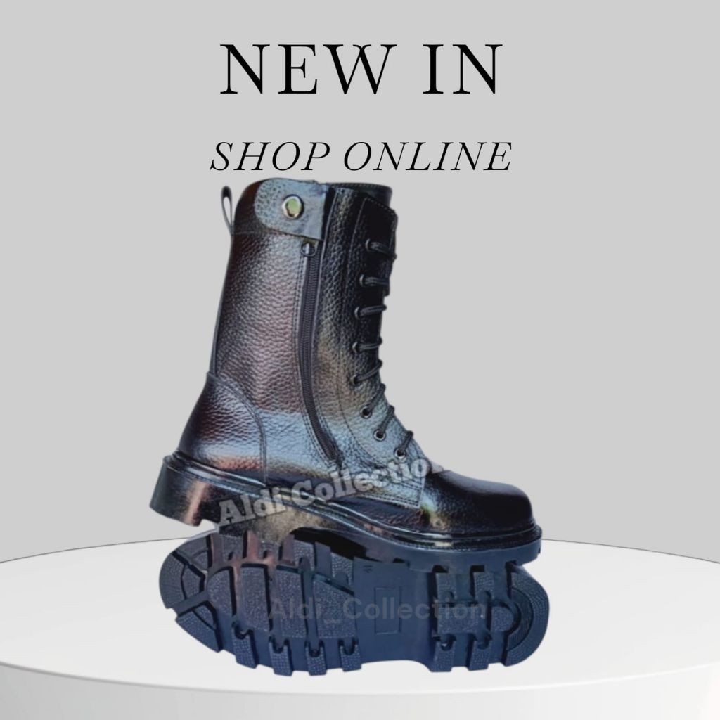 Sepatu PDL Kulit Asli Motif Jeruk PDL Tni Polri Security Linmas Limnas Pdl Kulit Jeruk