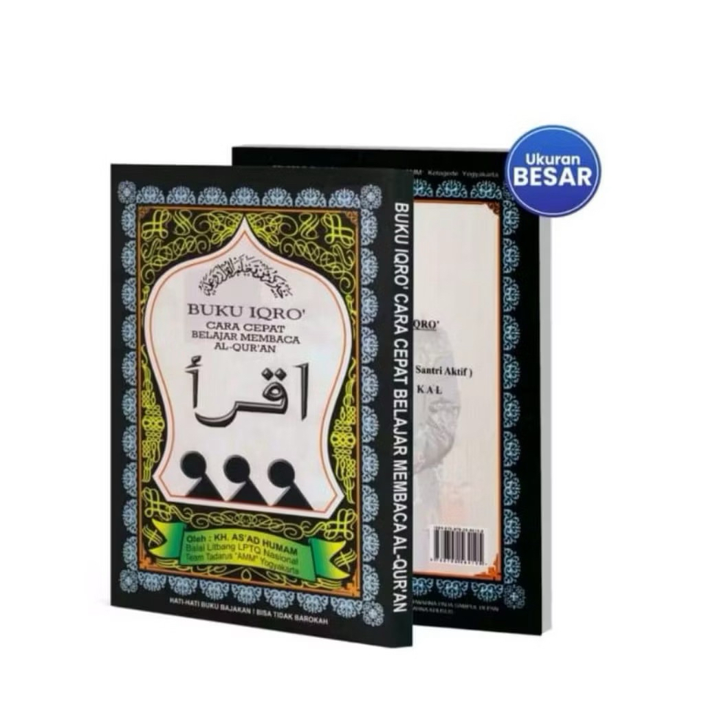 Buku Iqro Ukuran Besar Jilid 1 - 6 Lengkap / Iqro