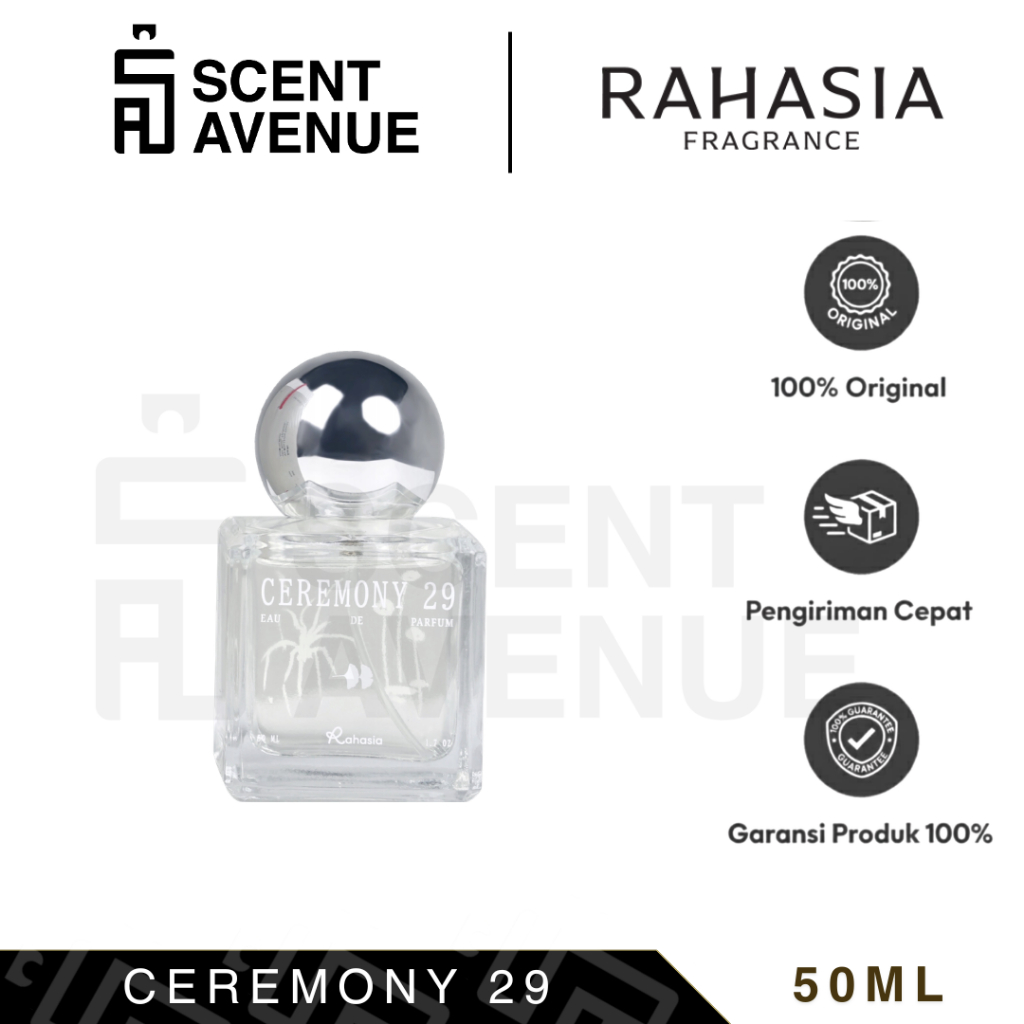 RAHASIA FRAGRANCE | CEREMONY 29 | 50 ML | EAU DE PARFUM