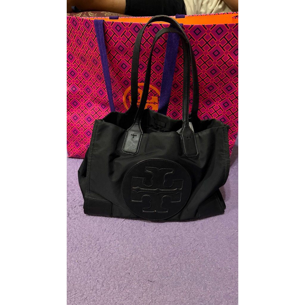 preloved tory burch ella tote bag
