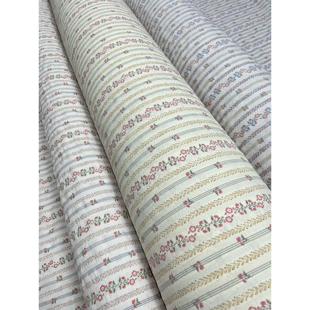 KAIN CRINKLE MOTIF BUNGA DELION