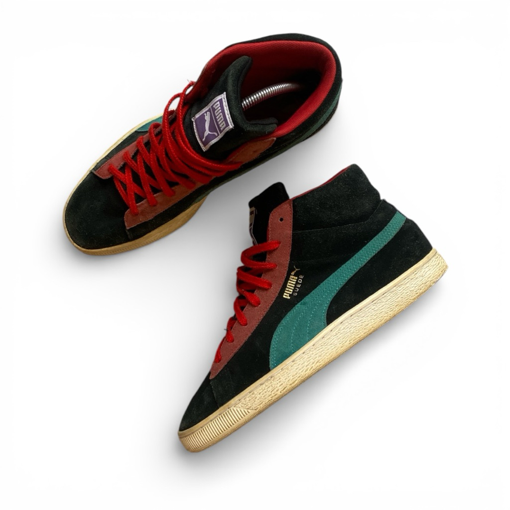PUMA Suede Mid XXI ‘Black Viridian Green Red’