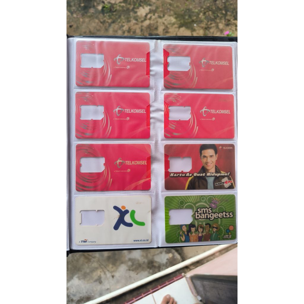 koleksi bekas Kartu Perdana SIM Card