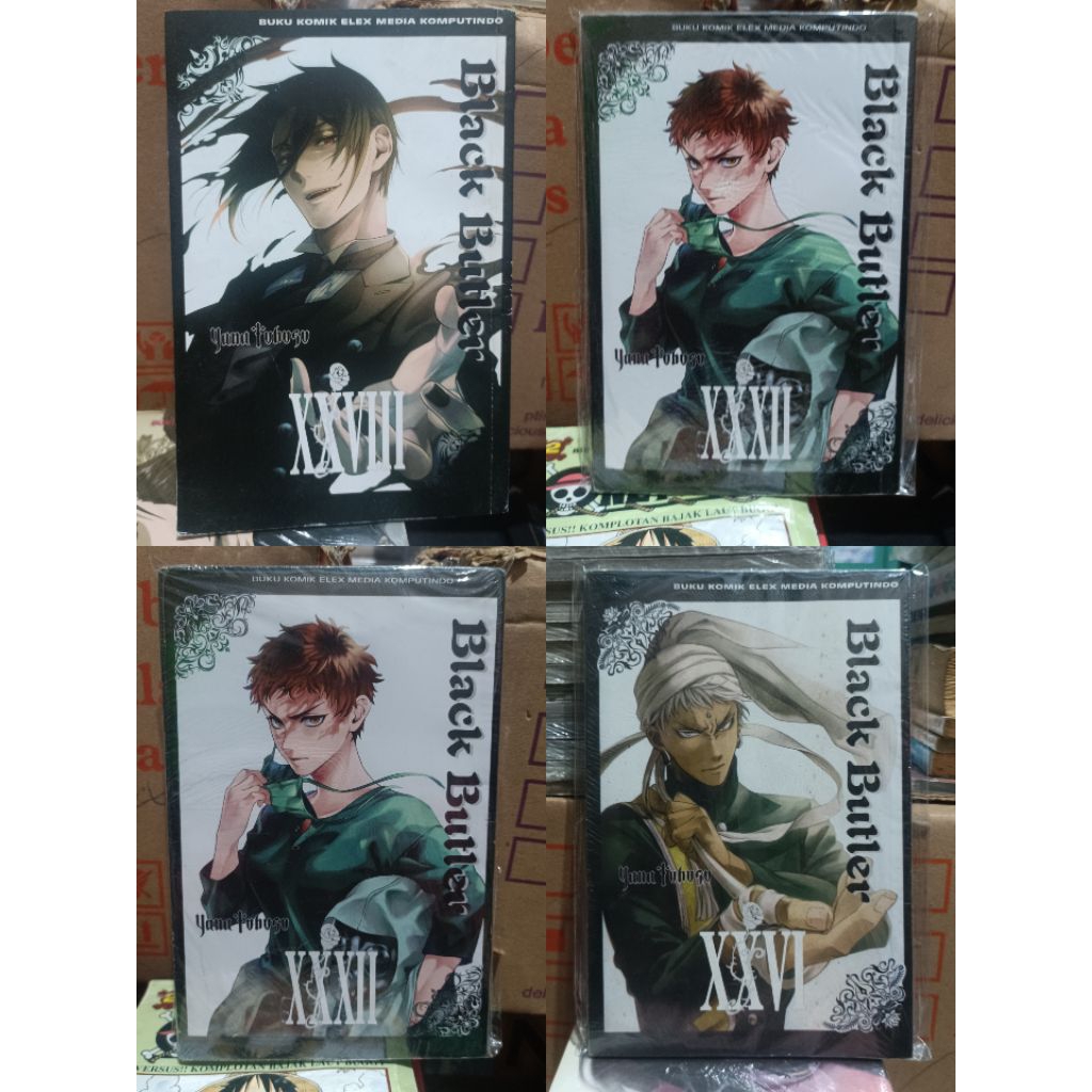 Komik black butler 26,28,32 segel / komik black butler vol 26,28,32 segel
