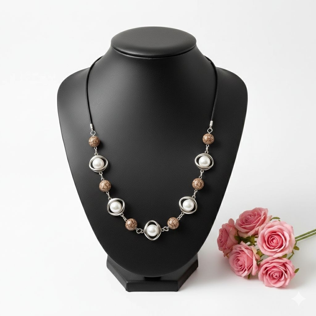 kalung wanita mutiara simple kalung aksesoris wanita
