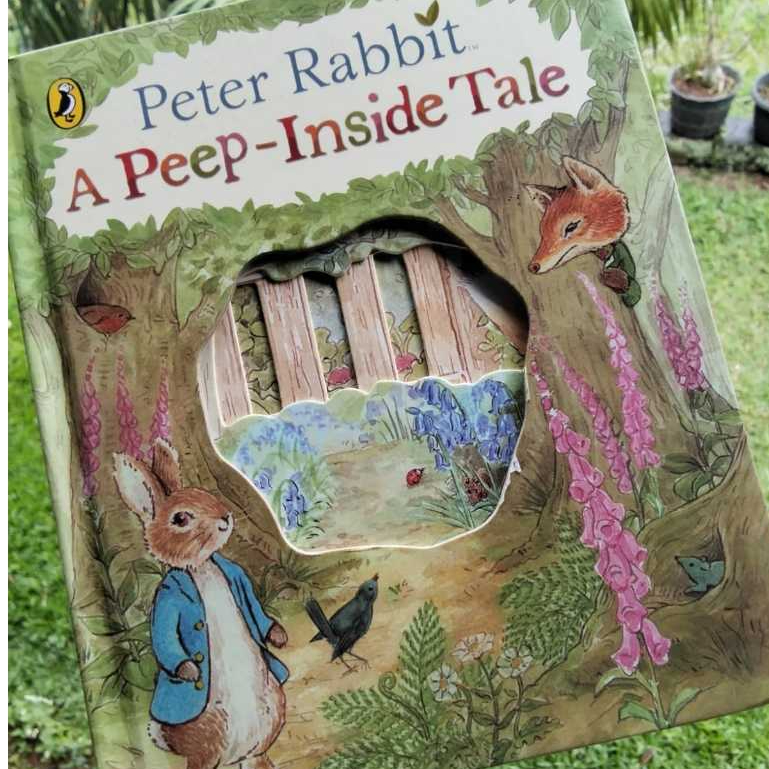 Peter Rabbit A Peep-Inside Tale Boardbook Buku Anak Bahasa Inggris Preloved