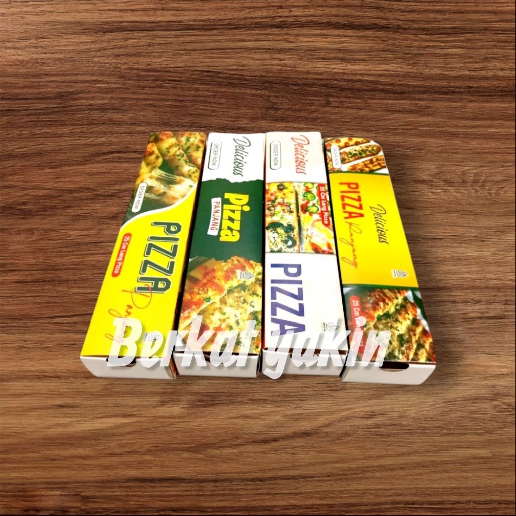 box pizaa Long isi 100lembar