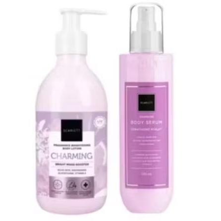 Paket Bundling Scarlett Whitening Body Lotion+Booster Serum