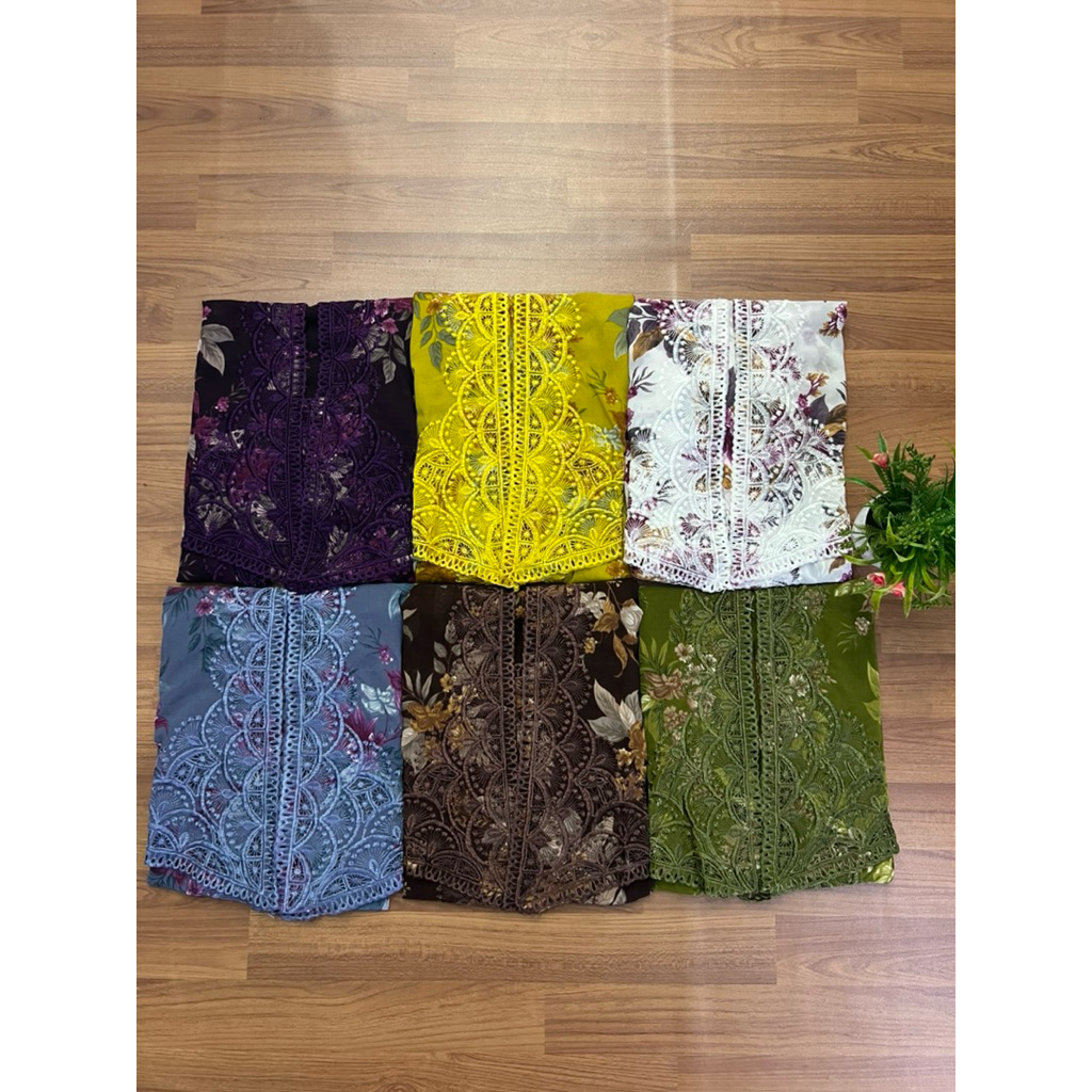 Sifon motif bordir krawang