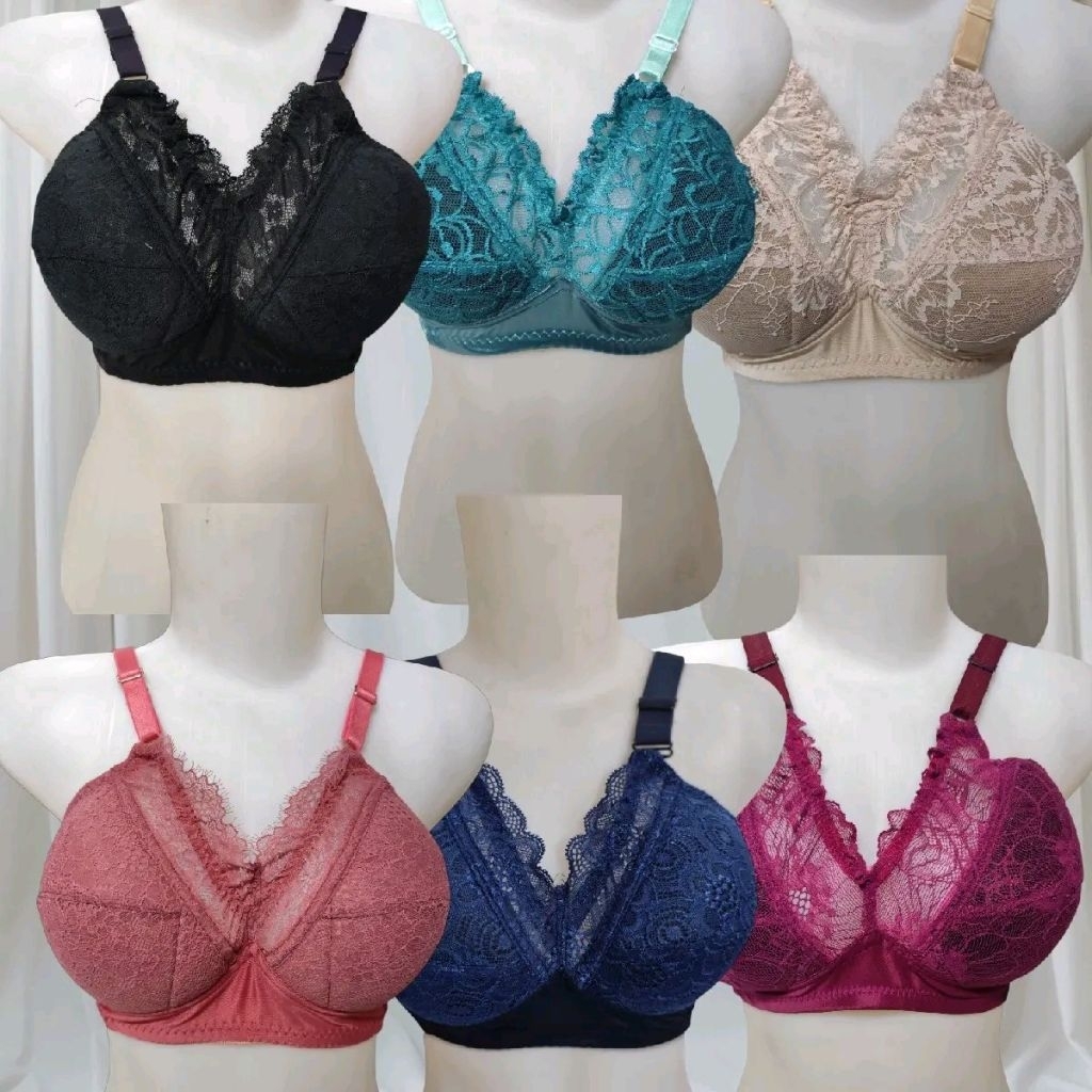 Bh (2pcs)Busa Cantik Sexy Tanpa Kawat Tipis