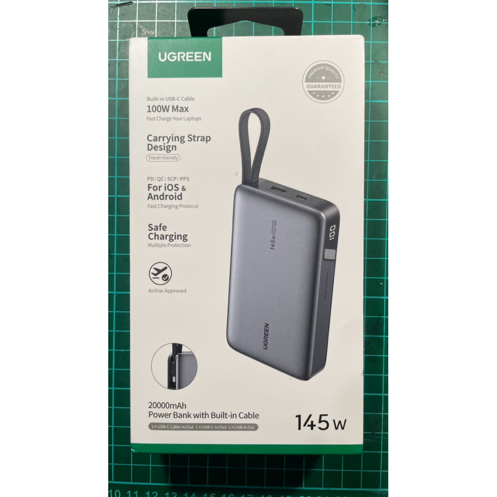 UGREEN Power Bank 20000mAh - 145 watt